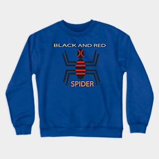 black and red spider Crewneck Sweatshirt